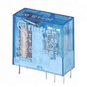 Ρελέ μίνι Finder 4061 12VDC 16A 1 επαφή pin 5mm