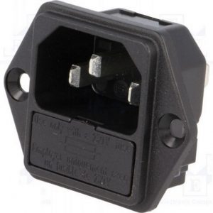 Κονέκτορας τροφοδοσίας με ασφάλεια 10Α 6200 IEC SCHURTER