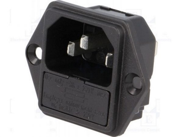 Κονέκτορας τροφοδοσίας με ασφάλεια 10Α 6200 IEC SCHURTER