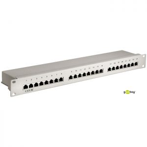 Patch Panel 19 24 θυρών Cat5e STP GOOBAY 68883"