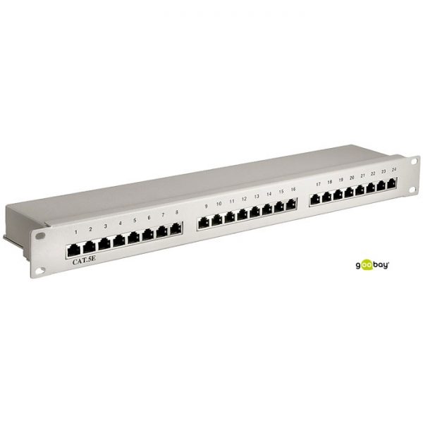 Patch Panel 19 24 θυρών Cat5e STP GOOBAY 68883"