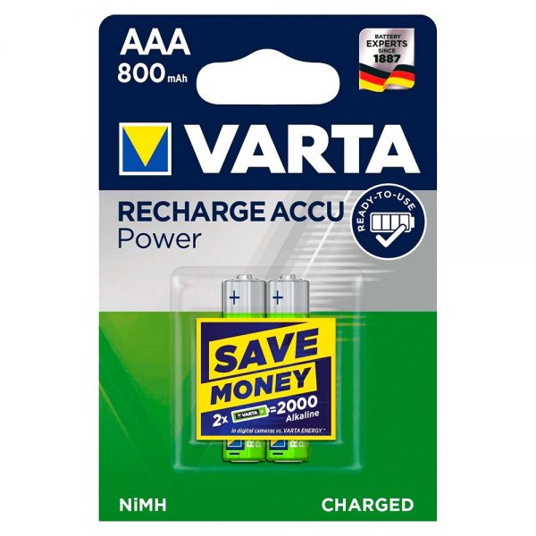 800mAh AAA VARTA