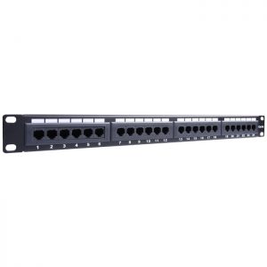 Patch panel 1U 19 24 θυρών UTP Cat 5e 93865 Goobay"