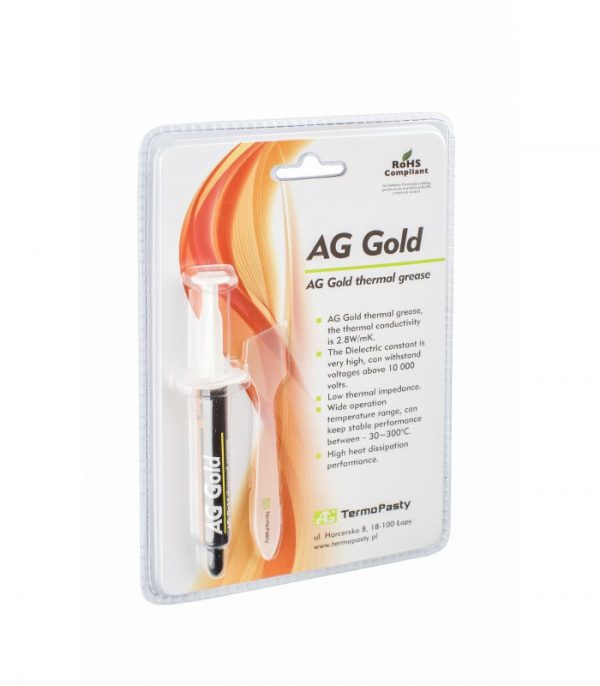 Θερμοαγώγιμη πάστα 3gr AG GOLD AGT-106 AG TERMOPASTY