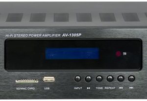 Ενισχυτής ήχου ραδιοενισχυτής 2x50W USB/SD/FM AV-1305P REACT