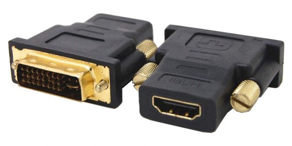 Αντάπτορας DVI-I(24+5) σε HDMI Θηλυκό gold CAB-H056 Powertech