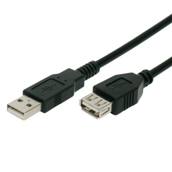 Καλώδιο USB 2.0 προέκταση A/F 5m μαύρο CAB-U013 Powertech