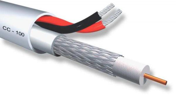 Καλώδιο CC-100 για CCTV RG+2x0,50mm BIOKAL