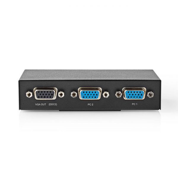 VGA Switch 2 port 2 Η/Υ σε 1 οθόνη CSWI5902BK NEDIS - Image 2