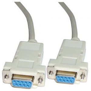 Καλώδιο Null Modem DB9F/DB9F θηλυκό/θηλυκό 1.8m LNC Lancom