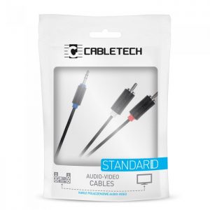Καλώδιο ήχου καρφί 3,5mm σε 2 RCA Stereo 5m DM3952-5 CABLETECH