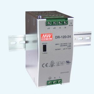 Τροφοδοτικό ράγας 12V DC 10A 120W DR120-12 MEAN WELL