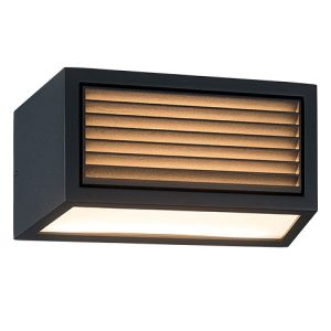 Επιτοίχια εξωτερική απλίκα αλουμινίου IP54 1XE27 E500 ZAMBELIS