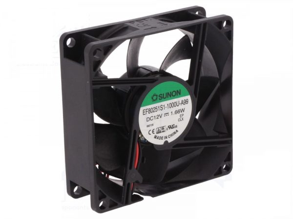 Ανεμιστήρας EF80251S1 80X80X25mm 12V DC Sunon