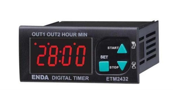Χρονικό ψηφιακό ETM2432-SM με επαφή Start 9-30V DC ENDA