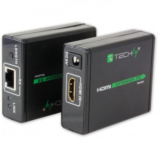HDMI προέκταση μέσω UTP Cat5e/6 60m EXT-E70 Techly