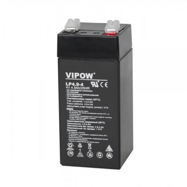 Μπαταρία μολύβδου 4V 4.9Ah BAT0271 VIPOW