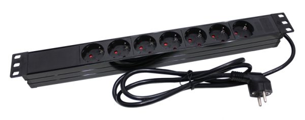 Πολύπριζο 1U για RACK 7 θέσεων 3500W GN-2307 EXTREME EUROPA