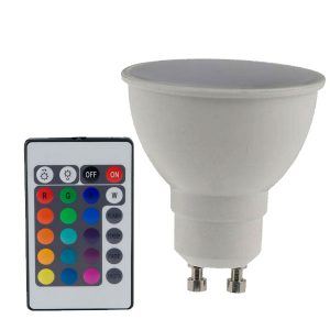 Λάμπα LED GU10 RGB 4W εναλλαγής χρωμάτων GU104RGBW DIOLAMP