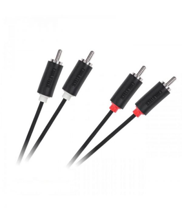 Καλώδιο ήχου 2x RCA male σε 2x RCA male 3m KPO3954-3 Cabletech
