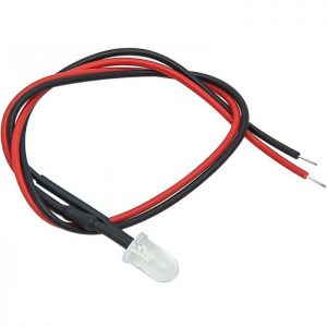 Λυχνία Led 12V dc Μπλέ με καλώδιο 4607 OEM