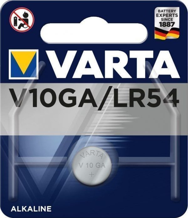 Μπαταρία κουμπί 1.5V LR54 V10GA Alkaline VARTA (1τεμ)