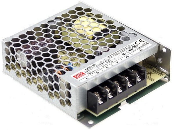 Τροφοδοτικό 12V DC 50W 4.2A LRS50-12 Ultra mini MEAN WELL