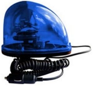 Φάρος περιστρεφόμενος μπλέ με σειρήνα 12V DC LTD1201J CNTD