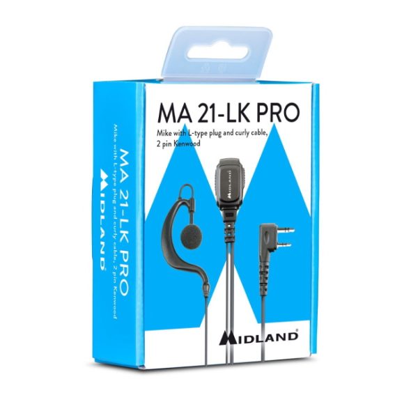 Midland MA21-LK Pro ακουστικά Hands Free 2pin Kenwood C1496.01 - Image 2