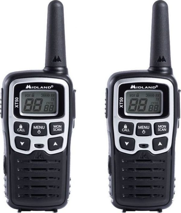 Walkie Talkie PMR Midland XT50 8Km (ζεύγος)