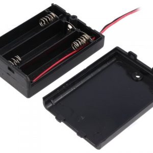 Μπαταριοθήκη 3 ΑΑ σε κουτί με διακόπτη MPA-BOX 3AA OEM