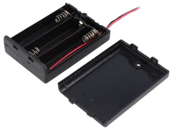 Μπαταριοθήκη 3 ΑΑ σε κουτί με διακόπτη MPA-BOX 3AA OEM