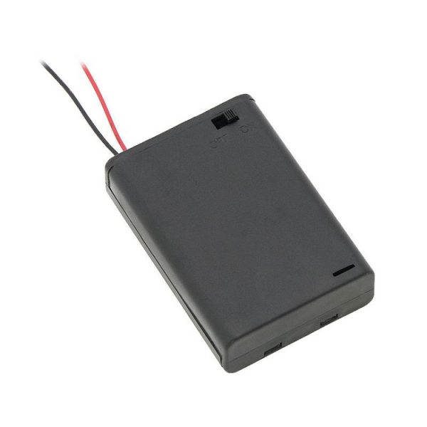 Μπαταριοθήκη 3 ΑΑ σε κουτί με διακόπτη MPA-BOX 3AA OEM - Image 2
