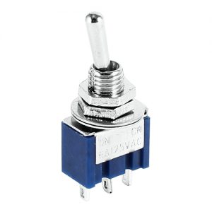 Διακόπτης μοχλού μίνι ON-OFF-ON 3A 250V 3 επαφών MTS-103 LZ