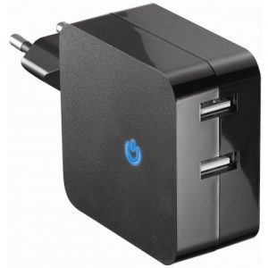 Φορτιστής USB 5V 4.8A 2 εξόδους MW-USB5U-1 Minwa