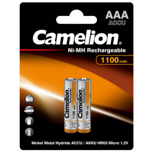 Μπαταρία επαναφορτιζόμενη AAA 1100mAh Camelion NiMH AAA1100BP2 B