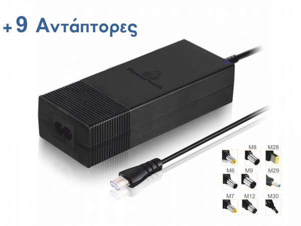 Τροφοδοτικό για Laptop Universal Auto 90W 9 αντάπτορες PT-372