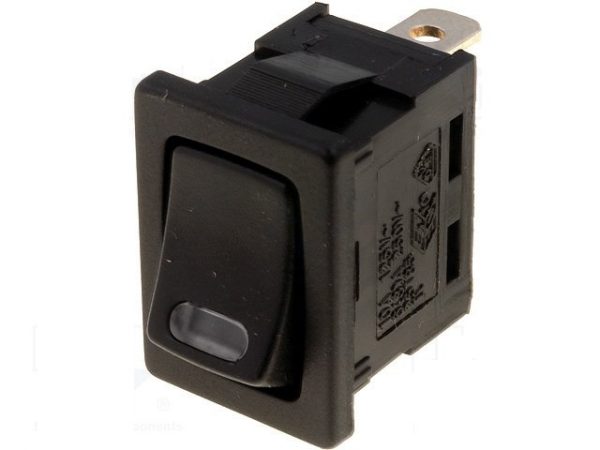 Διακοπτάκι rocker on-ff με λυχνία Led R13-66L-02 Honyone