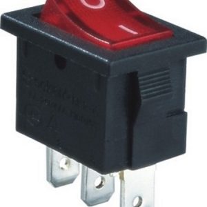 Διακόπτης rocker mini με λυχνία 6Α 250V RL3-311 Honyone