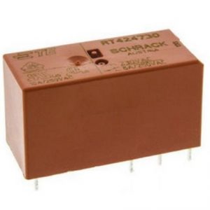 Ρελέ SCHRACK RT424730 PCB 230VAC 8A 2επαφές pin 5mm