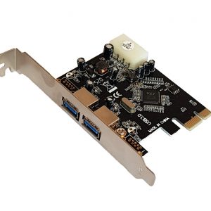 Κάρτα επέκτασης PCI-e USB 3.0 2 ports slot-024 POWERTECH