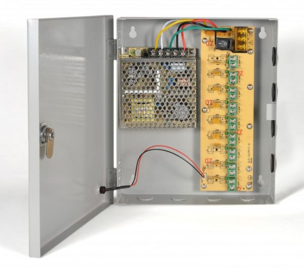 Τροφοδοτικό σε κουτί 12V 6,2A 9 εξόδους SN1205-9 MEAN WELL