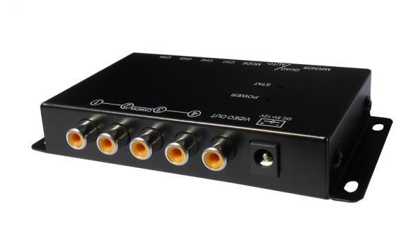 Έγχρωμο switch quad 4 καμερών 12V dc SQC-301 REALSAFE