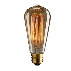 Λάμπα διακοσμητική Ε27 40W EDISON Vintage ST64 FOSME 03-02301