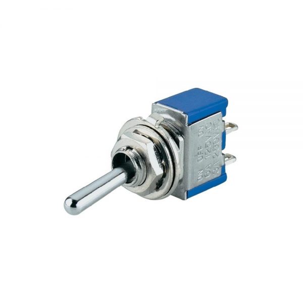Διακόπτης μοχλού μίνι ON-OFF 3A 250V 2 επαφών TA101A1 SCI