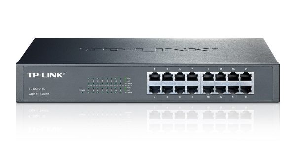 TP-LINK TL-SG1016D 16 θυρών switch Gigabit RackMount 1000Mbps V10