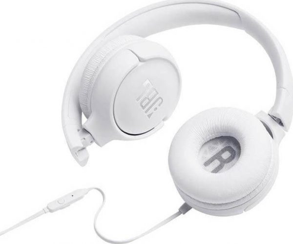 Ακουστικά Hands Free Tune 500 Mic JBL Universal White