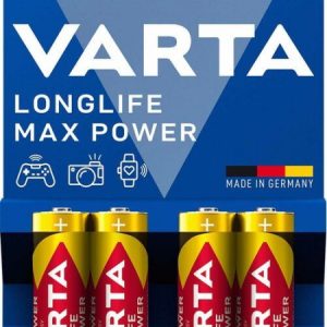 Μπαταρία αλκαλική LR6 AA Max Power LongLife VARTA 4τεμ.
