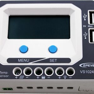 Ρυθμιστής φόρτισης πάνελ Solar 10A 12/24V USB VS1024AU Epsolar
