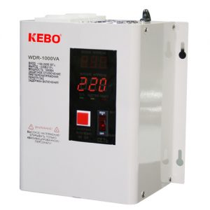 Σταθεροποιητής τάσης 1000VA Relay επίτοιχος WDR-1KVA KEBO